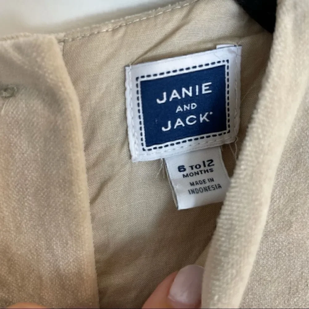 Janie & Jack Cotton Sleeveless Jumpsuit with Bows